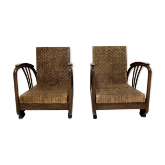 Pair of colonial chairs