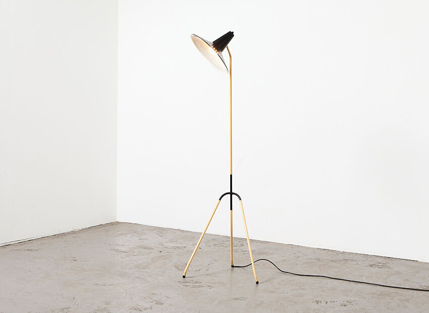 Rare Dutch Floor Lamp 1950s