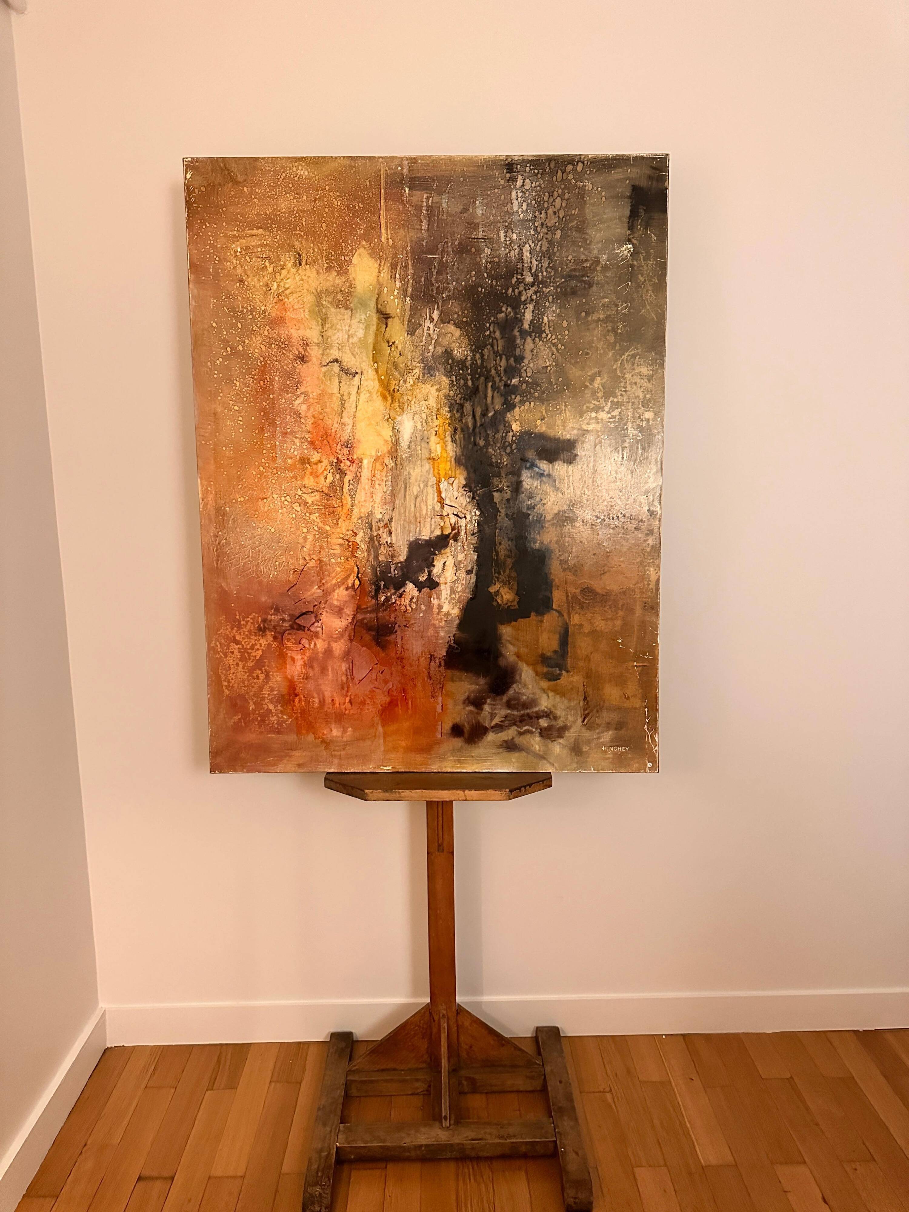 Titled “Foisonnement I”, this large-scale abstract composition by Walter Hinchey