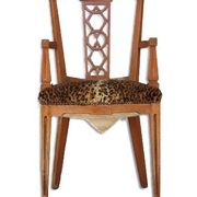 Fauteuil de bureau louis XVI en merisier