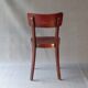 Set of 3 chairs Thonet 1950 feet spindle, modern bistro