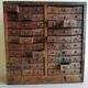 Small craft furniture, 60 drawers, circa 1950
