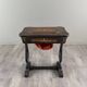 Necessary sewing furniture in blackened wood, Napoleon III style, 19th century.