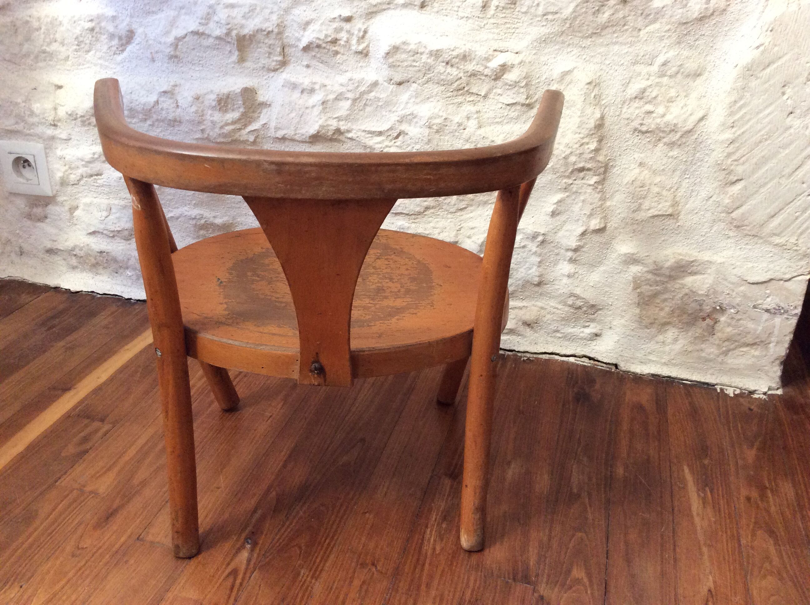 Wooden armchair