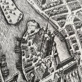 Old map of Paris - Saint Germain des Près