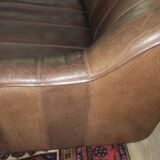 De Sede DS44 3-seater sofa in buffalo leather, Switzerland 1970s