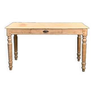 Table de ferme bois brut 1920