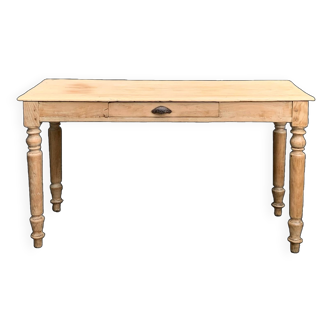 Raw wood farm table 1920