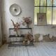 Plant holder florist metal staircase