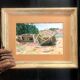 Ancient painting Brittany shipwrecks