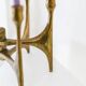 Doré Bronze Six-Arm Candleholder by Michael Harjes, Made in Germany, 1960s Mid-Century Modern