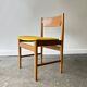Set of 4 Edmund Homa GFM Polish Mid Century Teak Dining Chairs 1960s
