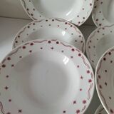 Assiettes Céranrd Saint Amand modèle star