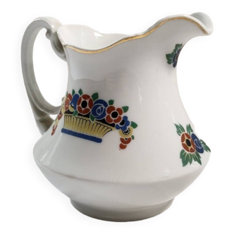 Small Milk Pot Pitcher In Limoges Porcelain