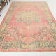 7x10 oriental & madallion vintage rug 207x304cm