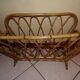 Rattan magazine holder