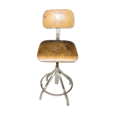 Swivel-adjusting industrial high chair