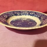 Set of 4 soup plates English Scenic Staffordshire Adams England