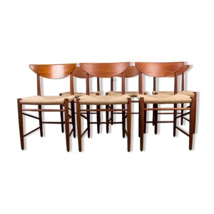 Série de 6 chaises danoises