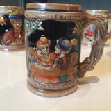 Set of 4 beer mugs