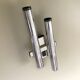 Pair of chromed sconces