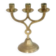 Scandinavian vintage brass candlestick