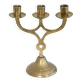 Chandelier vintage scandinave en laiton