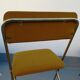 4 folding gold vintage Eyrel chairs