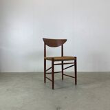Teak dining chairs model 316 by Peter Hvidt & Orla Mølgaard Nielsen for Søborg Mobler