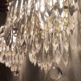 Classic crystal sconces. France, 1950s