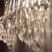 Appliques en cristal classiques. France, années 1950