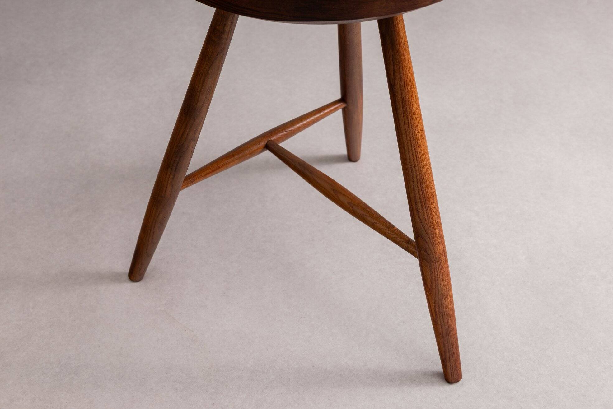Pair of sculptural rustic wooden chairs in pine France 1960