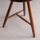 Pair of sculptural rustic wooden chairs in pine France 1960