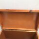 Trunk trunk in canned rattan 50s-60s