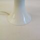 Vintage 60s collector's table lamp mushroom shaped white plastic