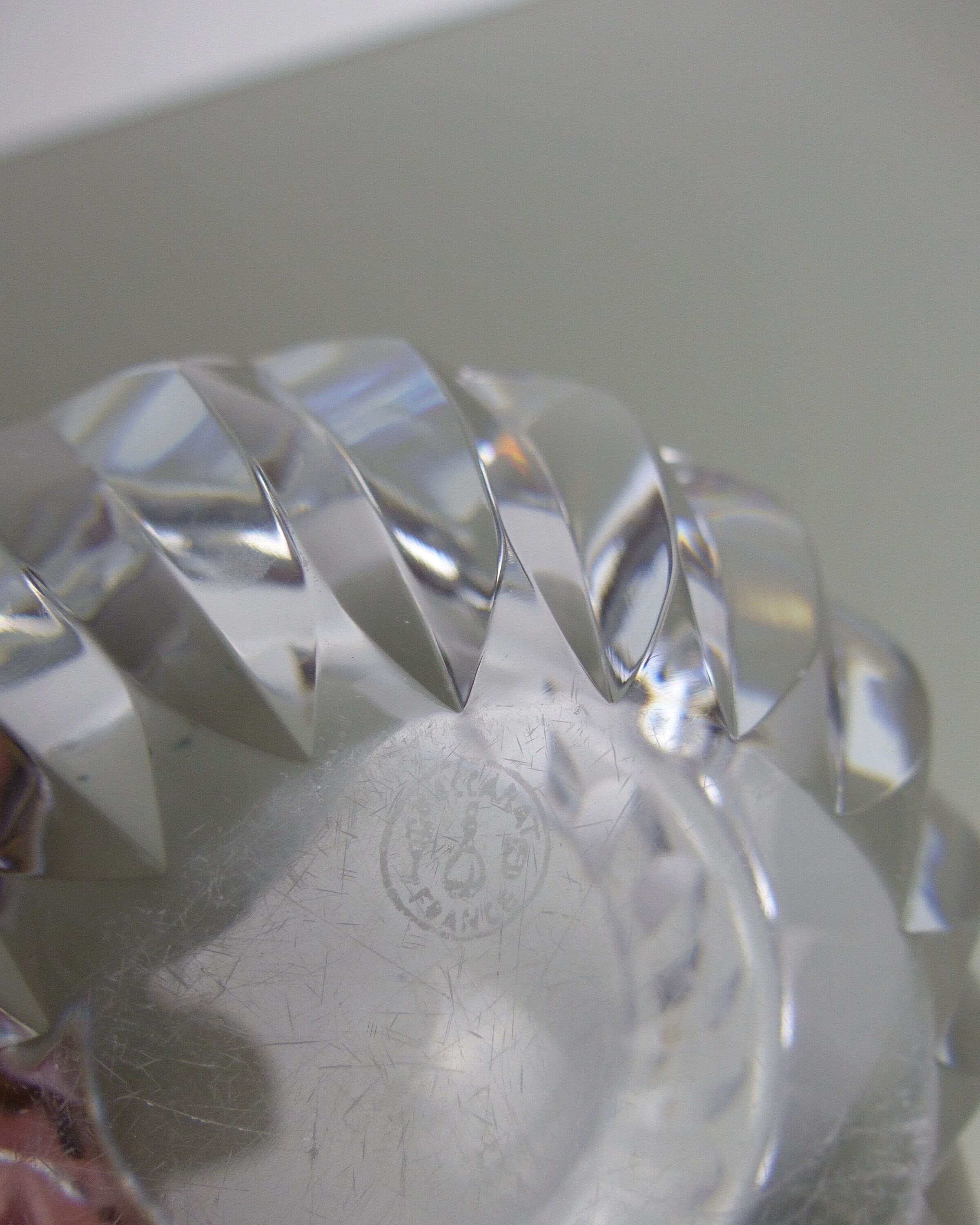 Baccarat crystal ashtray