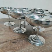 6 coupes à dessert sur pied en inox par Rémy letang