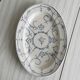 Vintage blue and white ceramic oval dish