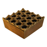 Vintage solid brass ashtray by Holger BACKSTROM and Bo LJUNGBEG