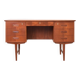 Mid-Century Modern Danish Teak Executive Desk, 1960s