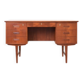 Mid-Century Modern Danish Teak Executive Desk, 1960s