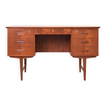 Bureau exécutif en teck danois de style mid-century moderne, années 1960