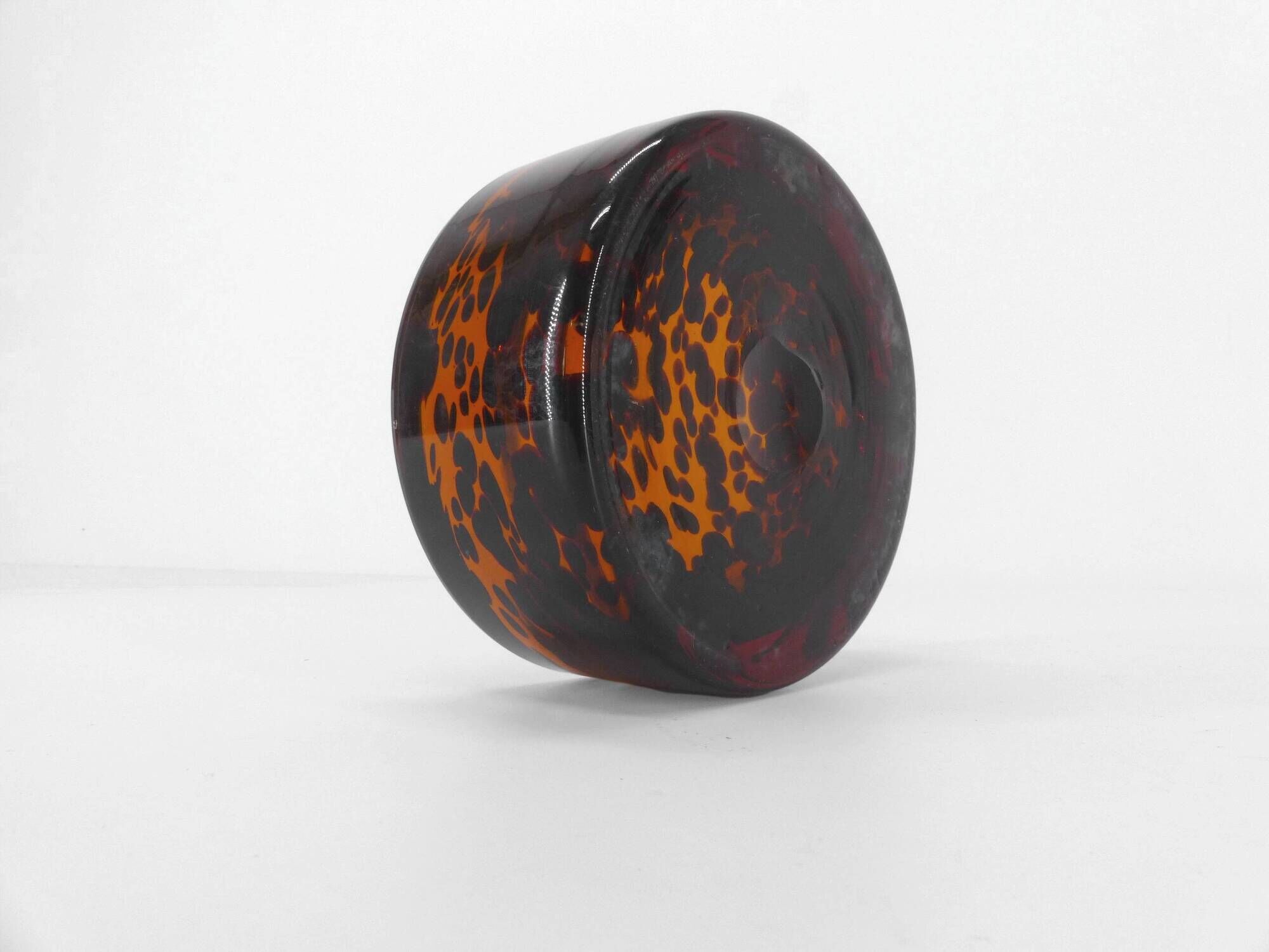 Empty pocket or ashtray in Murano imitation tortoiseshells 1960