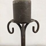 Wrought iron candlestick from the 1960s