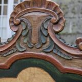 3-panel screen in painted wood