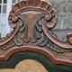 3-panel screen in painted wood