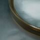 Gilac smoked plastic mirror from the 70s - 40 cm