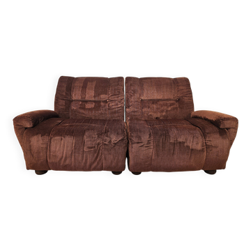 Modular two-seat sofa, 1970