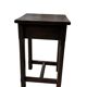 Wooden side table with secret storage