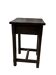 Wooden side table with secret storage